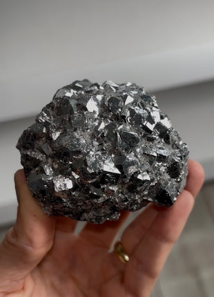 Silvery Skutterudite Collection # 717