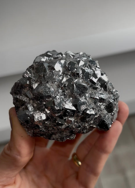 Silvery Skutterudite Collection # 717