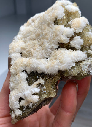 Yellow Fluorite with White Barite - From Spain