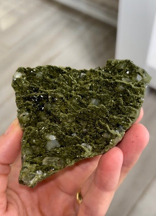 Very High Grade Forest Epidote with Quartz PM1247