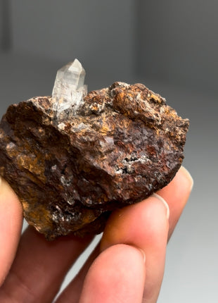 Gemmy Quartz on Matrix