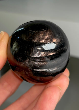 Flashy Hypersthene Sphere