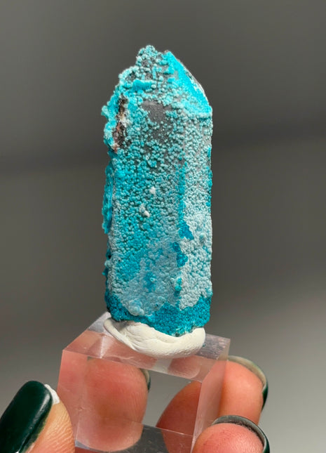 Quartz with Blue Chrysocolla