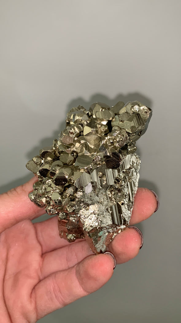 Pyrite Crystals- 263 Grams ! From Huanzala, Peru