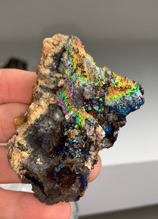 Very High Grade Rainbow Goethite Lot 🌈 From M. San Valentin, Spain 9 Pieces !