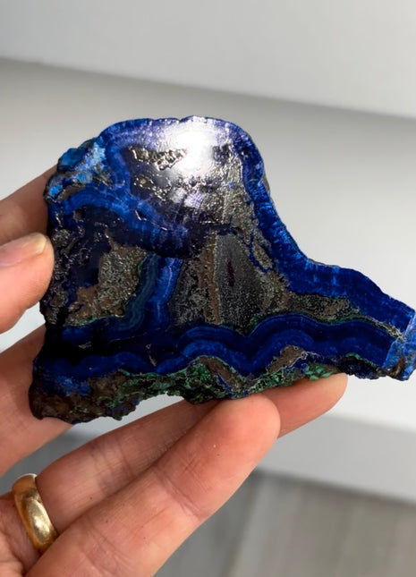 Amazing ! Blue Azurite from Siberia, Russia