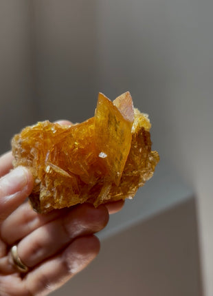 Golden Honey Selenite from Peru 💎 PM0405