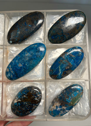 6 Pieces Lot ! Blue Shattuckite from Namibia