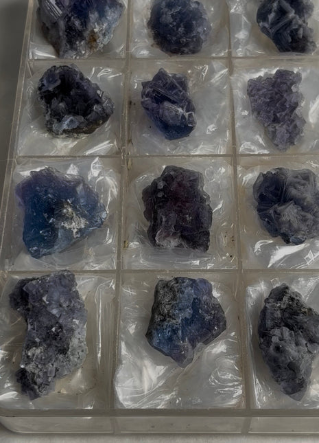 12 Pieces ! Blue Fluorite Lot