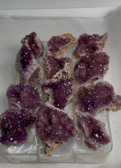 12 Pieces ! High Grade Amethyst Lot From Alacam Mine