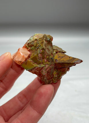 New find ! Iridescent Calcite with Chalcopyrite from Moldova