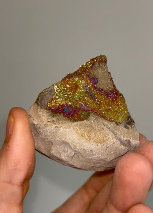Spectropyrite Specimen from Volga River, Russia 🌈