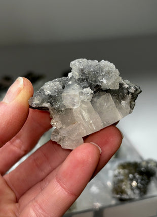 18 Pieces ! Druzy Blue Chalcedony with Apophyllite Lot