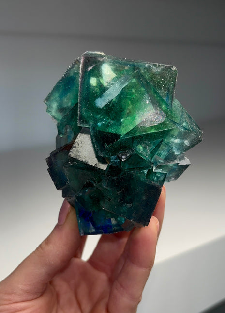 Our Finest ! Blue Green Fluorite from Okorusu Collection # 324