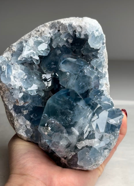 Sky Blue Celestite Geode