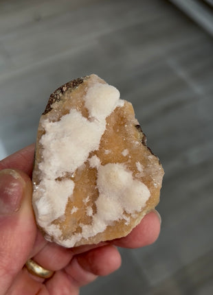 New ! Okenite Snowballs with Orange Stilbite