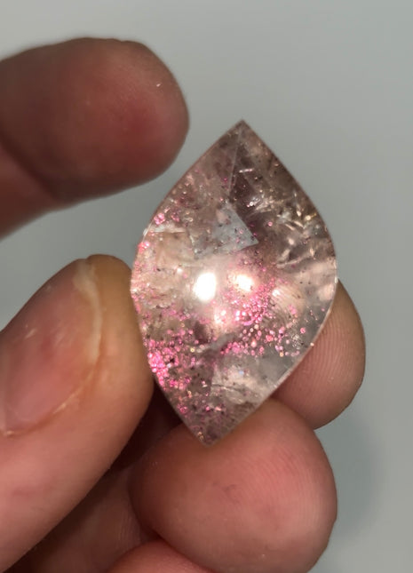 Firey Pink 💖 Gem Covellite in Quartz