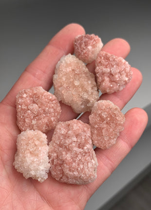 Rare Pink Apophyllite Crystals - 24 Piece Lot !