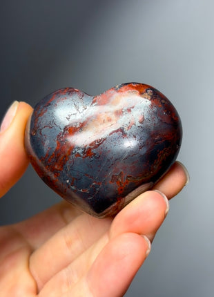 Rare Jaspilite Heart