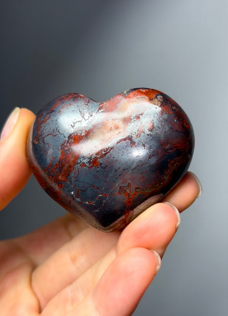 Rare Jaspilite Heart