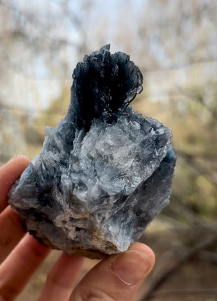 Blue Barite - From Cavnic mine, Romania
