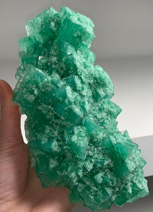 Rare Green Halite with Atacamite inclusion - From Lubin mine, Poland