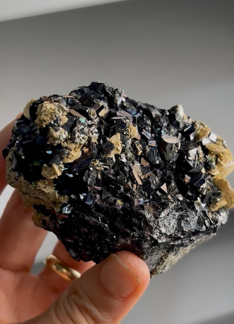 Siderite on Sphalerite from Colorado Collection # 852