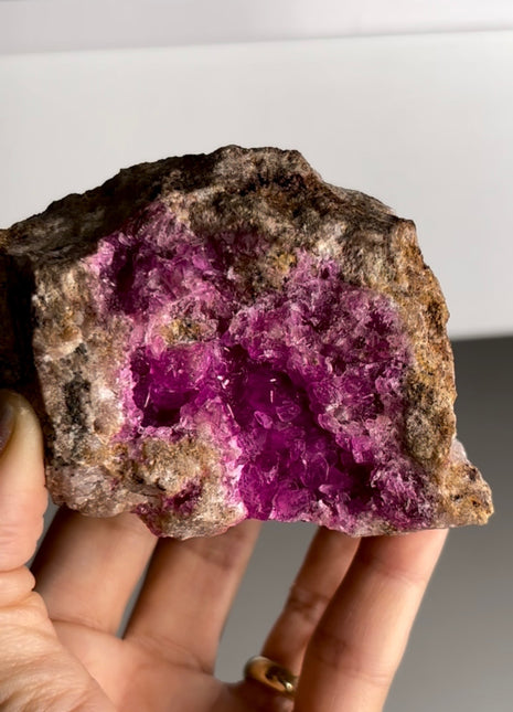 Vibrant Pink Cobaltocalcite Specimen