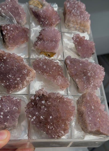 12 Pieces ! Pink Amethyst Lot From Alacam Mine