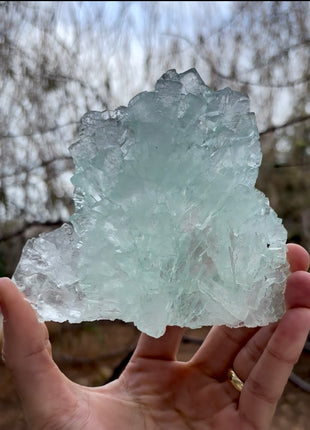 Icy Green Halite Specimen