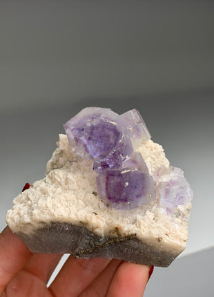Fluorite on Dolomite from Shangbao mine # PM0134