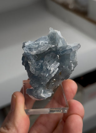 Tabular Blue Barite - From San Simon mine, Spain
