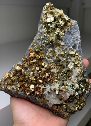 Very High Grade Pyrite with Quartz