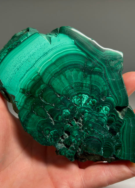 Green Malachite Stalactite