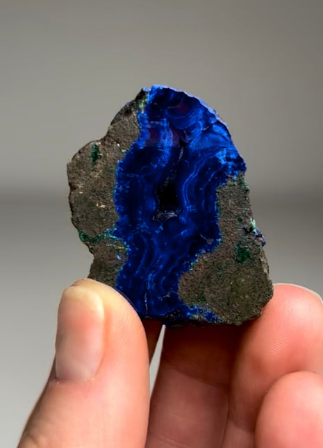 Rare and Amazing ! Blue Azurite from Siberia, Russia