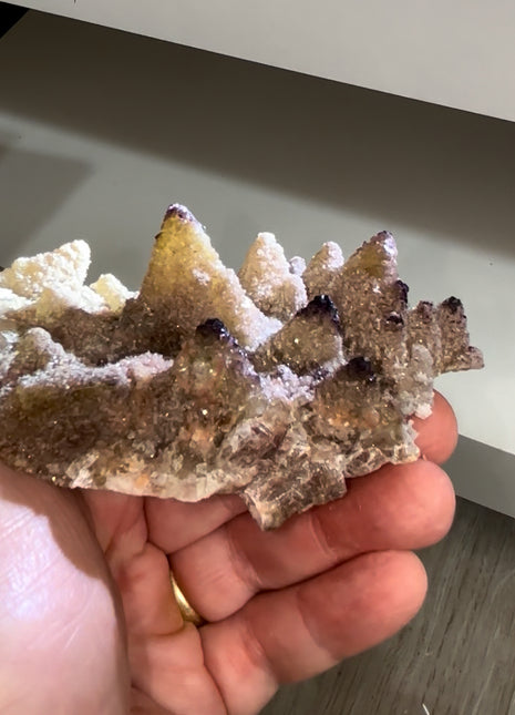 New find ! Yttrofluorite after Calcite with Selenite