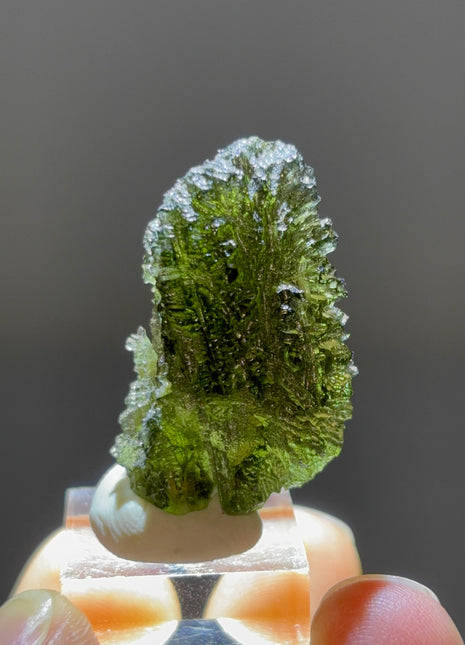 Green Moldavite from Czech Republic