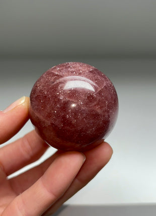 New Arrival ! Red Strawberry Quartz Sphere