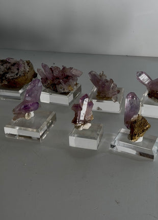 8 Pieces ! Vera Cruz Amethyst Lot