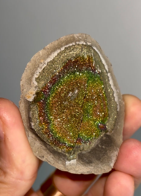Spectropyrite Specimen from Volga River, Russia 🌈