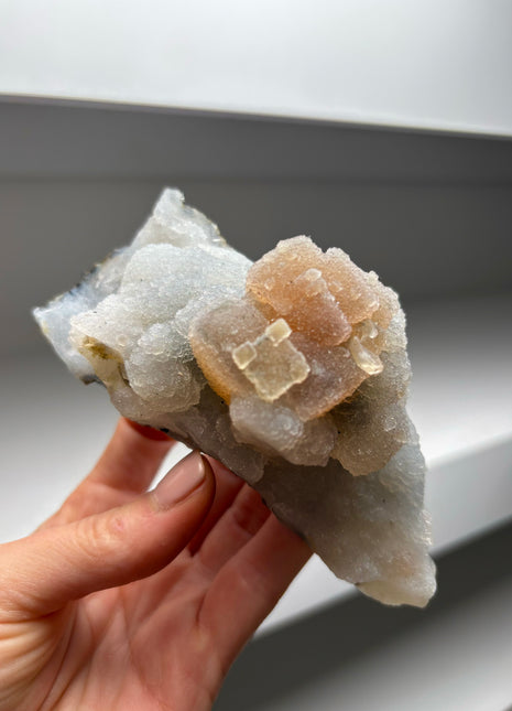 Amber Color Sugary Calcite