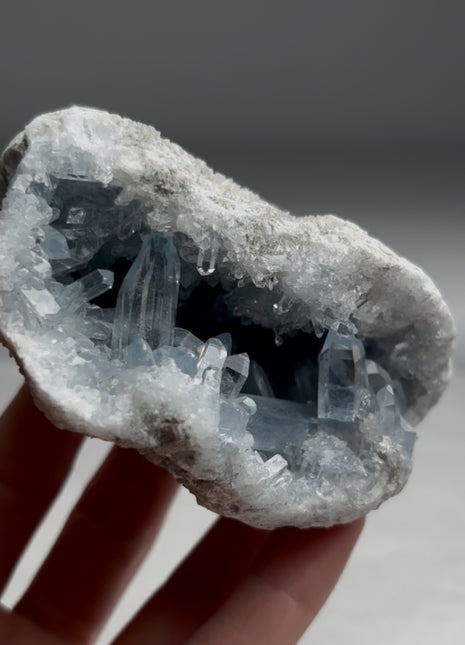 Gem 💎 Sky Blue Celestite Geode