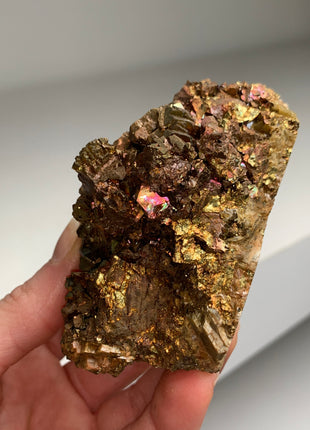 Chalcopyrite with Siderite 🌈 - Kaiwu mine