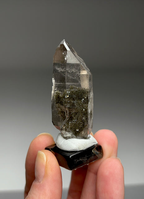 Green Chlorite Quartz - From Chamonix, French Alps