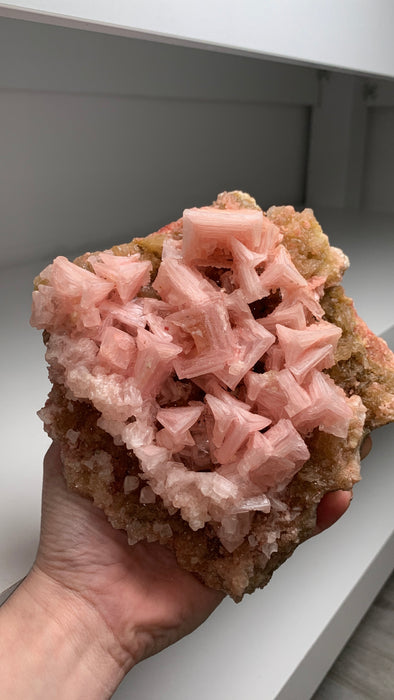 Gorgeous Pink Halite with Trona - from Owens Lake, California