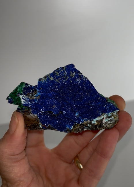 Brilliant Blue Azurite Specimen - uncommon locality !