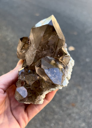 Gwindel Smoky Quartz - From Mont Blanc, France
