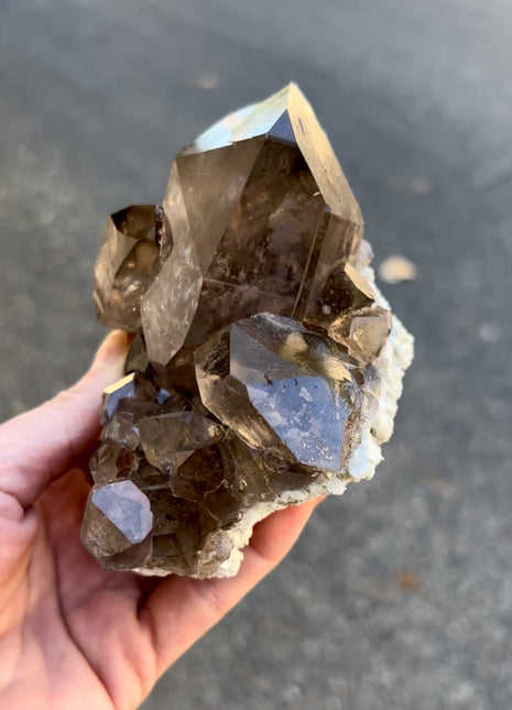 Gwindel Smoky Quartz - From Mont Blanc, France