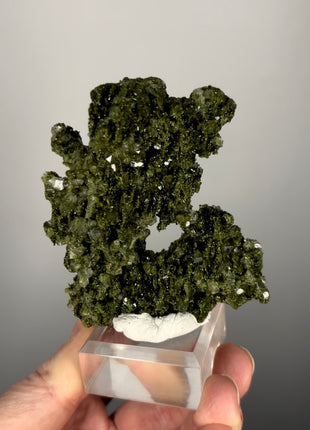 Forest Green Epidote with Quartz