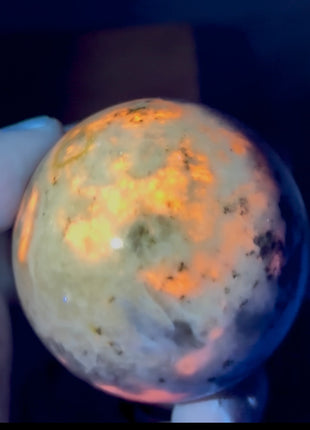 Glowing Yooperlite Sphere from Russia PM0802